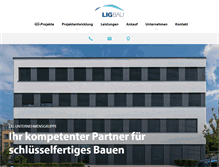 Tablet Screenshot of ligbau.de